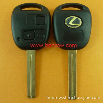 From Honrow Lexus 2 button remote key With 433Mhz 4D67 Chip (Long blade)